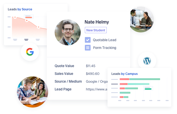Lead Tracking for Education Industry