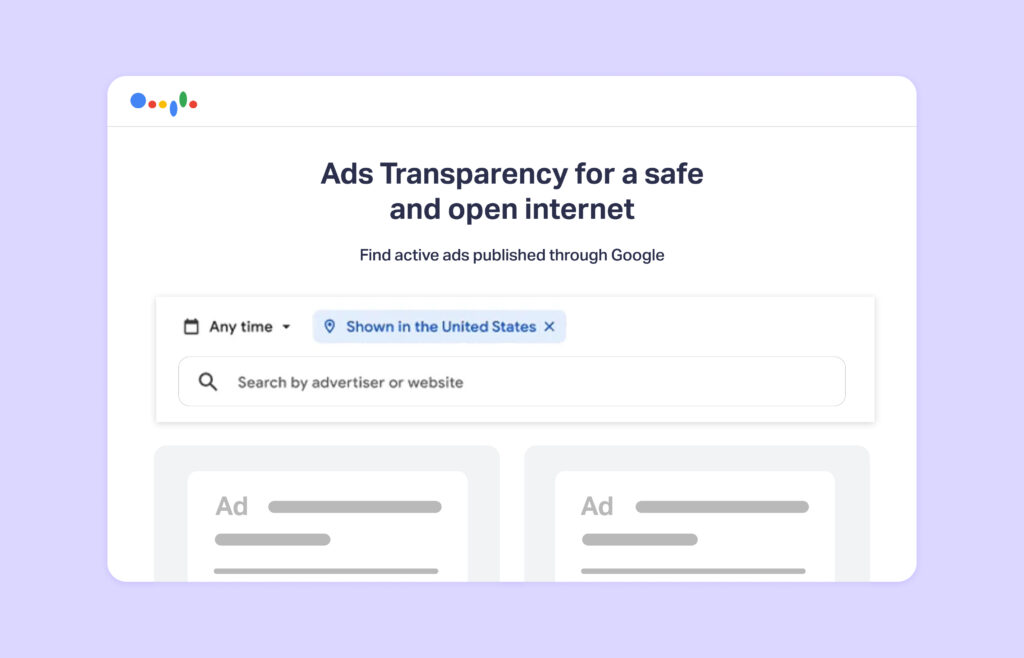 [News] How the Google Ads Update to Transparency Center Affects Marketers graphic